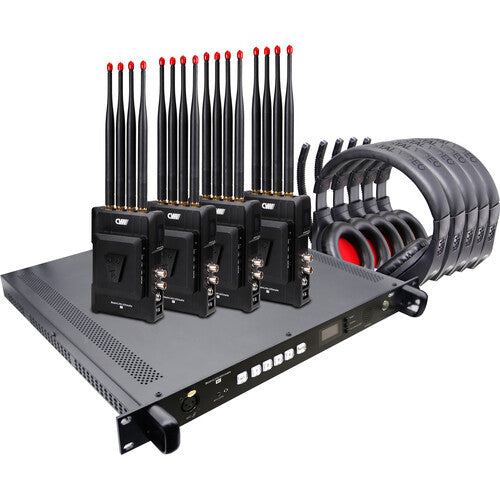 CV BEAMLINK ULTIMATE 4-Ch Wireless Transmission System with Rackmount Receiver & Intercom (500m)