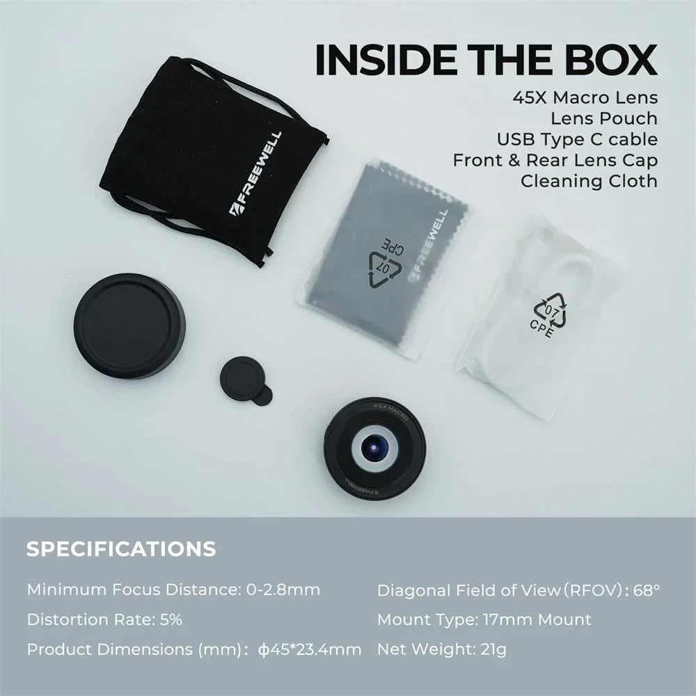 Freewell 45x Macro Lens