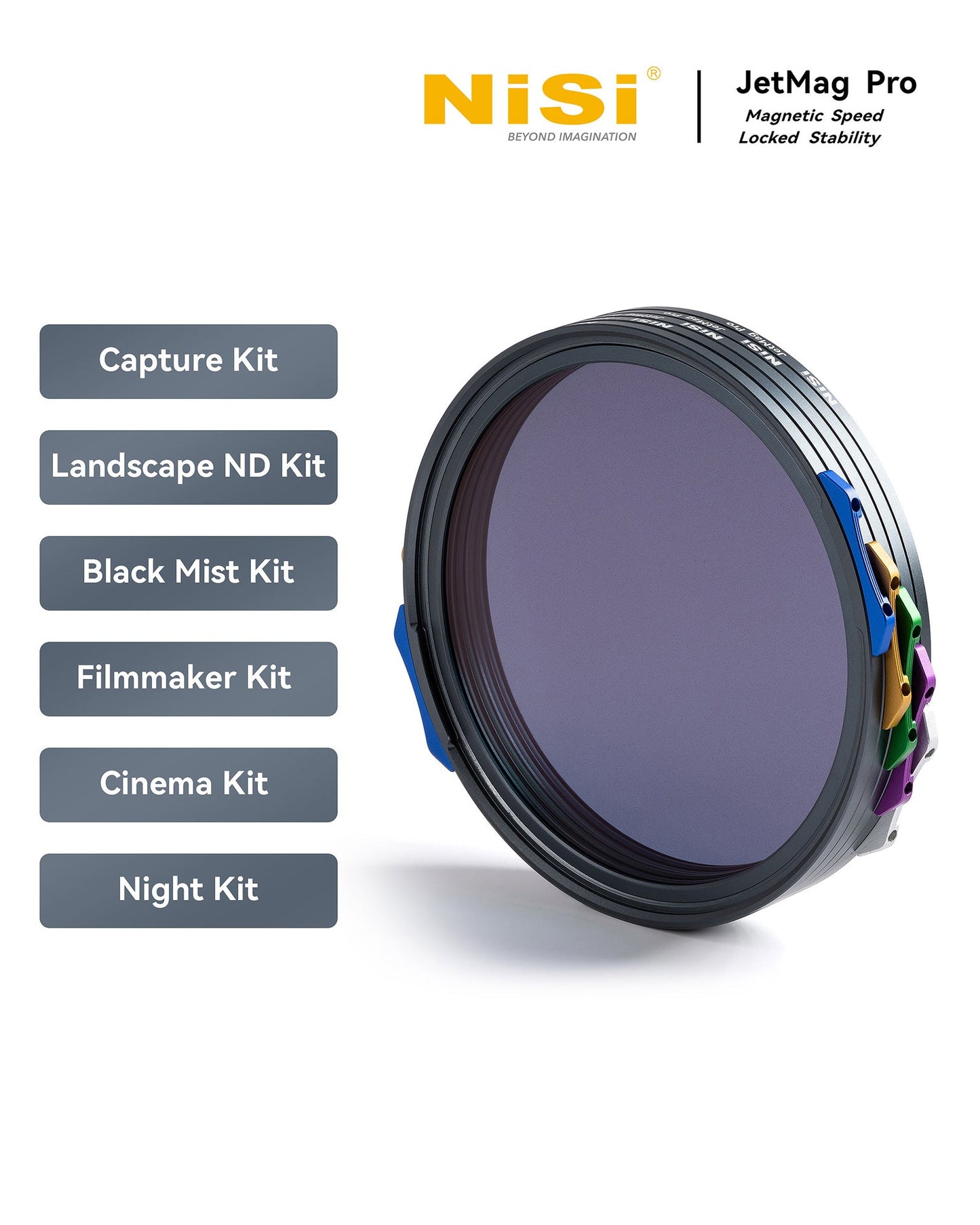 NiSi Filters JetMag Pro 82mm Black Mist Kit