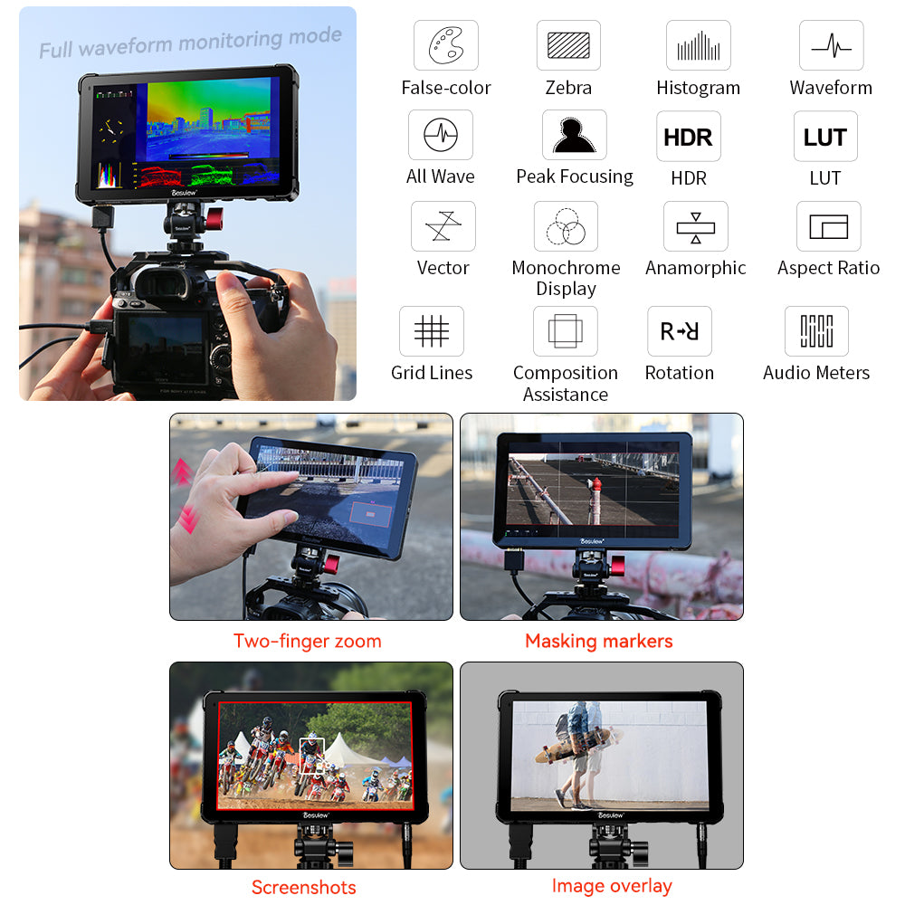 Desview OL7 7" OLED High-Bright Touchscreen HDMI On-Camera Monitor