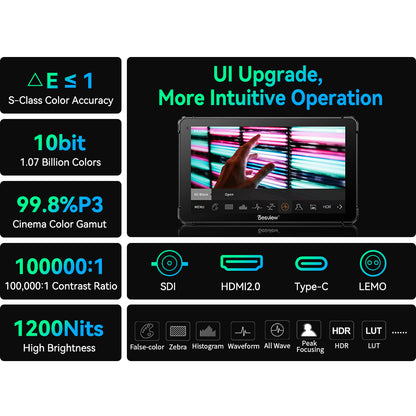 Desview OL7 7" OLED High-Bright Touchscreen HDMI On-Camera Monitor