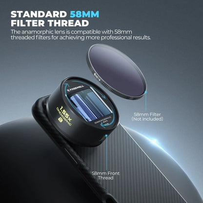 Freewell 1.55x Anamorphic Lens