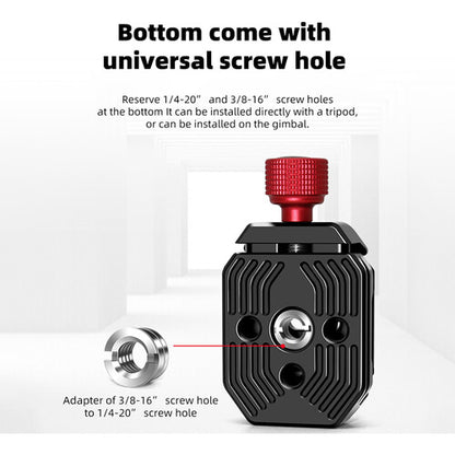 Universal Quick Release Baseplate with 38mm Arca-Type Standard