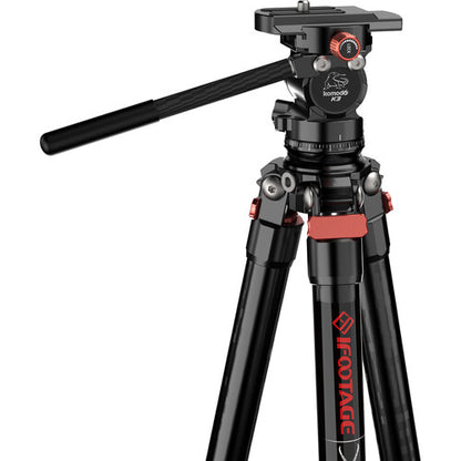 iFootage Gazelle TA3B Tripod and Komodo K3 Fluid Head Bundle