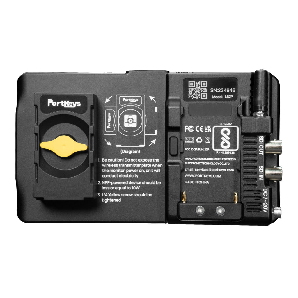 Portkeys LS7P 7″ SDI Camera Monitor for Filmmaking