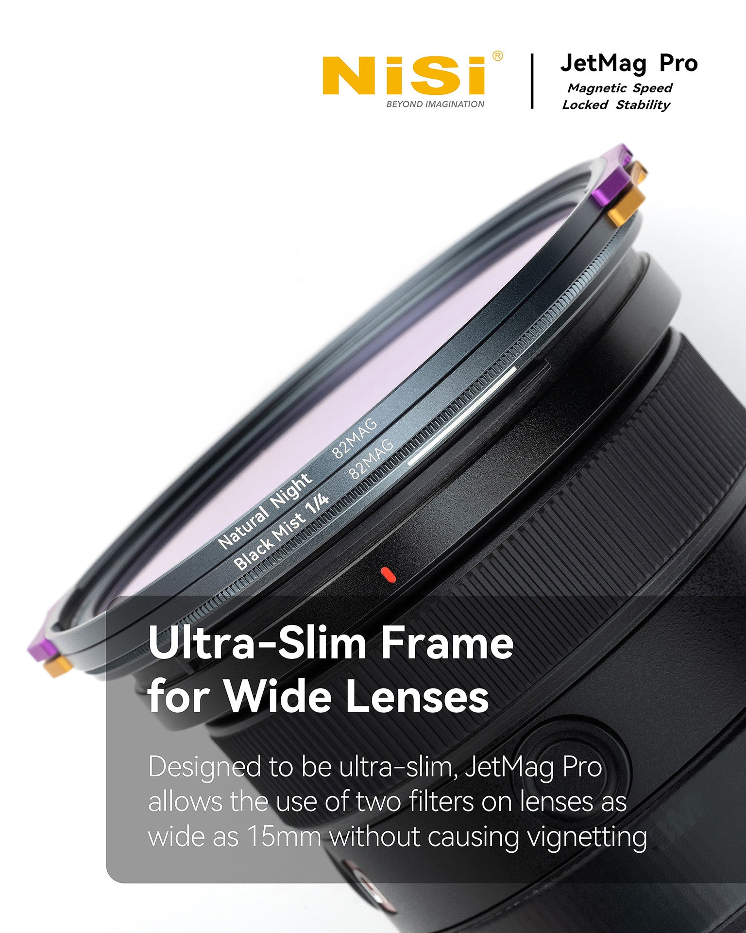 NiSi Filters JetMag Pro 82mm Black Mist Kit