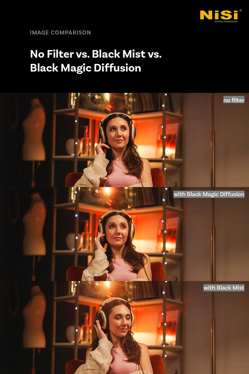 NiSi JetMag Pro 82mm Black Magic Diffusion