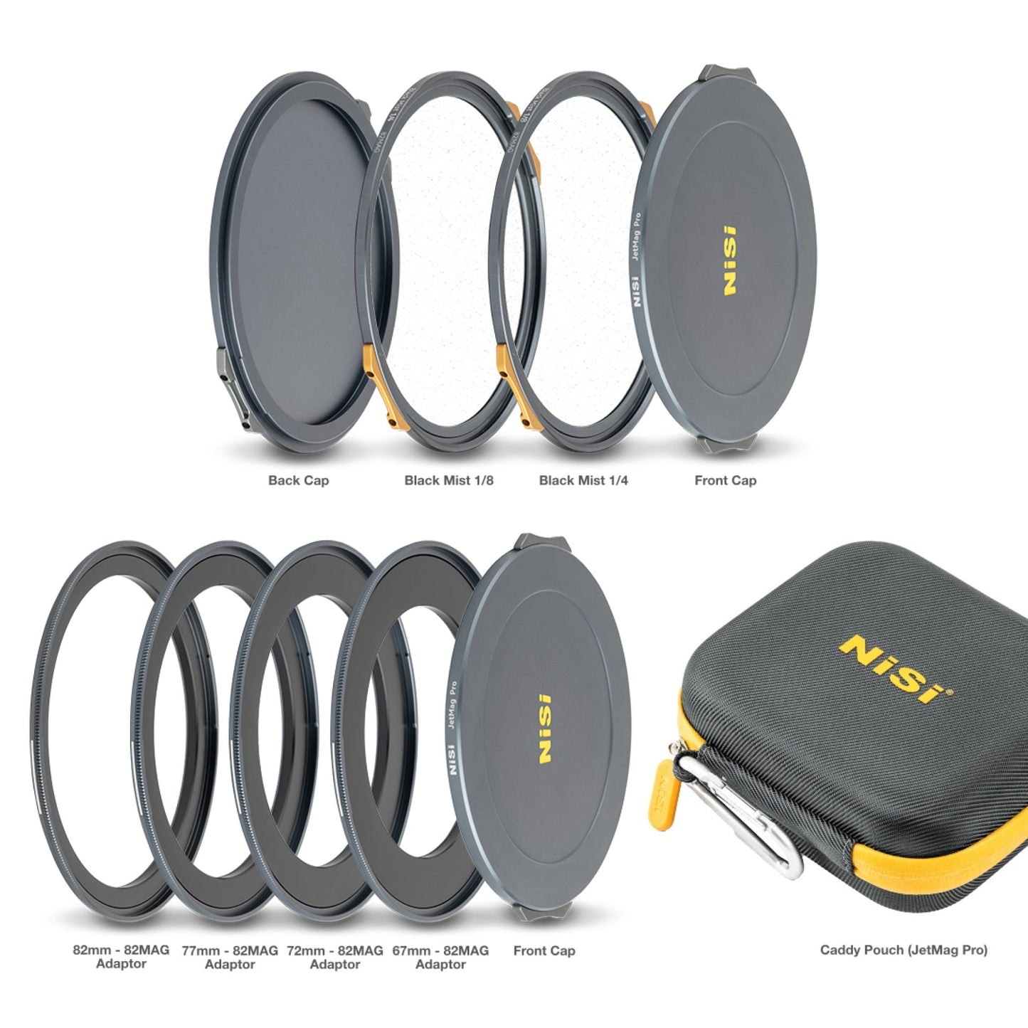 NiSi Filters JetMag Pro 82mm Black Mist Kit