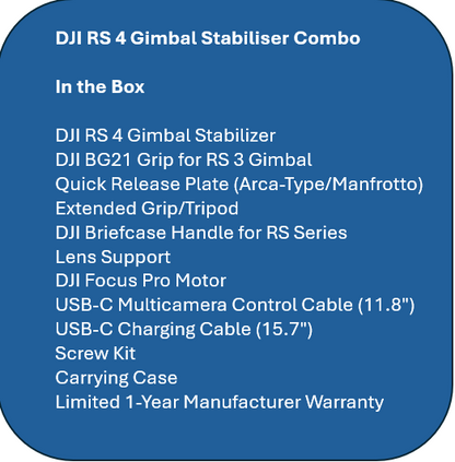 DJI Ronin RS 4 Combo