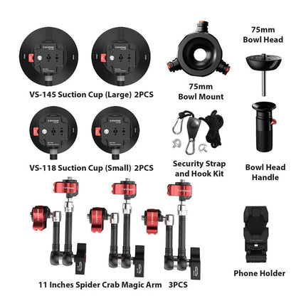 iFootage Spider Crab Vehicle Camera Mount System